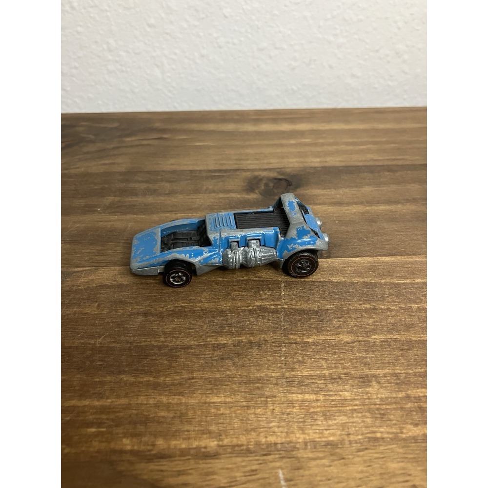 Vintage 1972 Hot Wheels‎ Redlines Enamel Light Blue Double Header